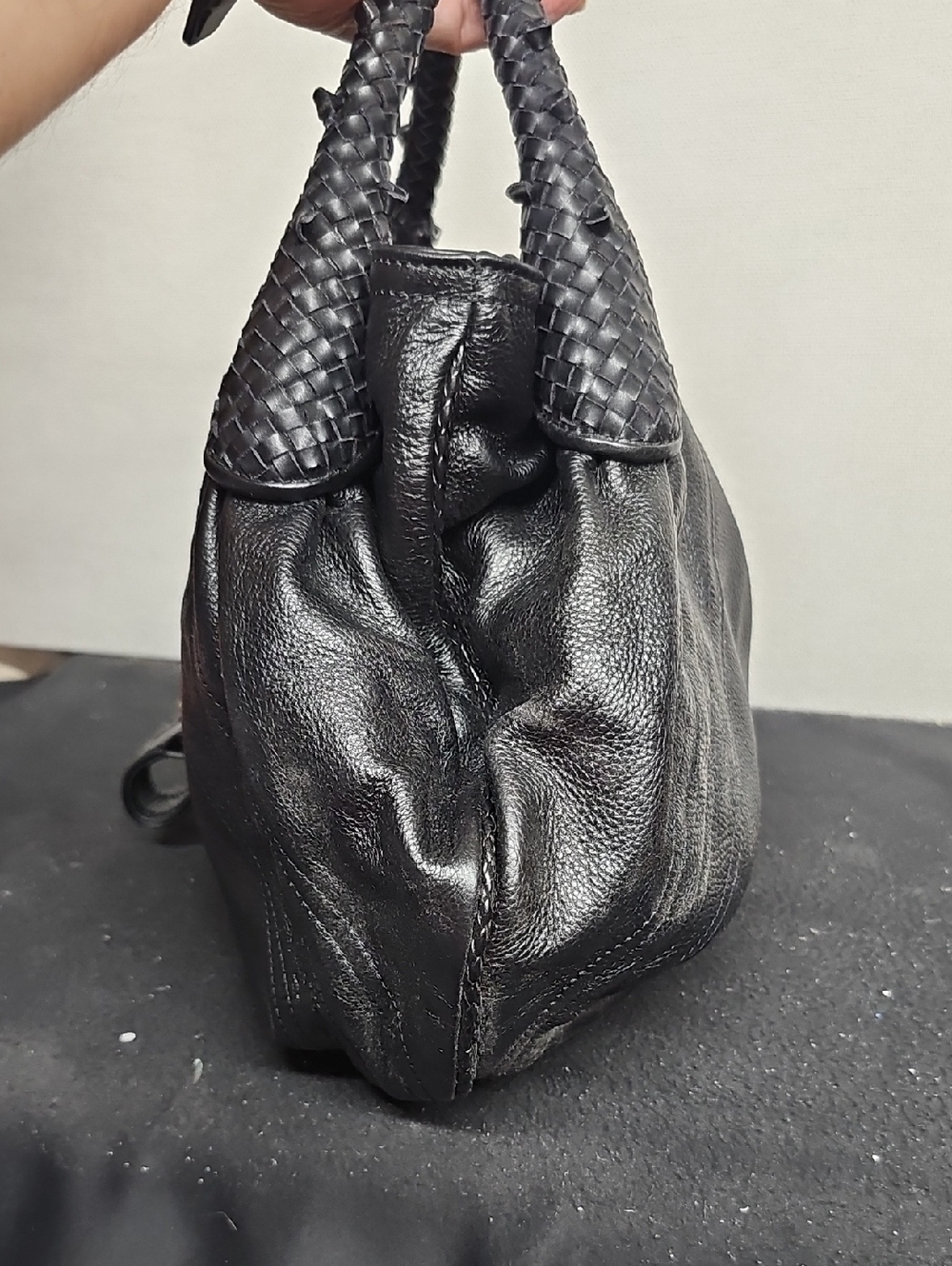 FENDI BLACK LEATHER SPY BAG BFPM-04-180 - Picture 3 of 16